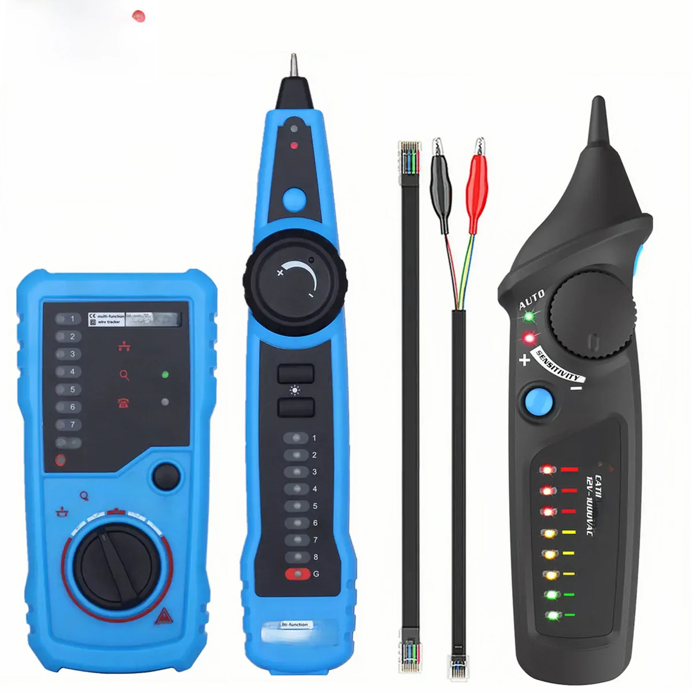 BSIDE FWT11 Tester śledzenia kabli sieciowych wyszukiwarka kabli telefonicznych wyszukiwarka przewodów wysokiej jakości RJ11 RJ45 Cat5 Cat6 Ethernet LAN — zdjęcie 2