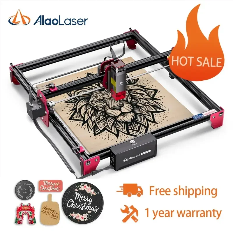 AlgoLaser 2W Mini Laser Engraver DIY Precision CNC Machine with Limit Switch  Compatible with Windows 7 Smartphone Control Tools