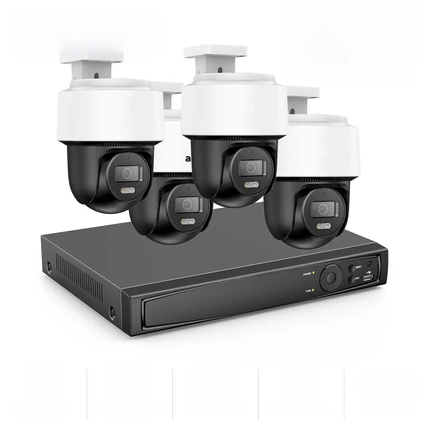 ANNKE 3K Surveillance Systeem Smart Dual Light Netwerk Dome Camera 12MP 8Ch PoE Ondersteuning Menselijke detectie Auto-Tracking - afbeelding 2