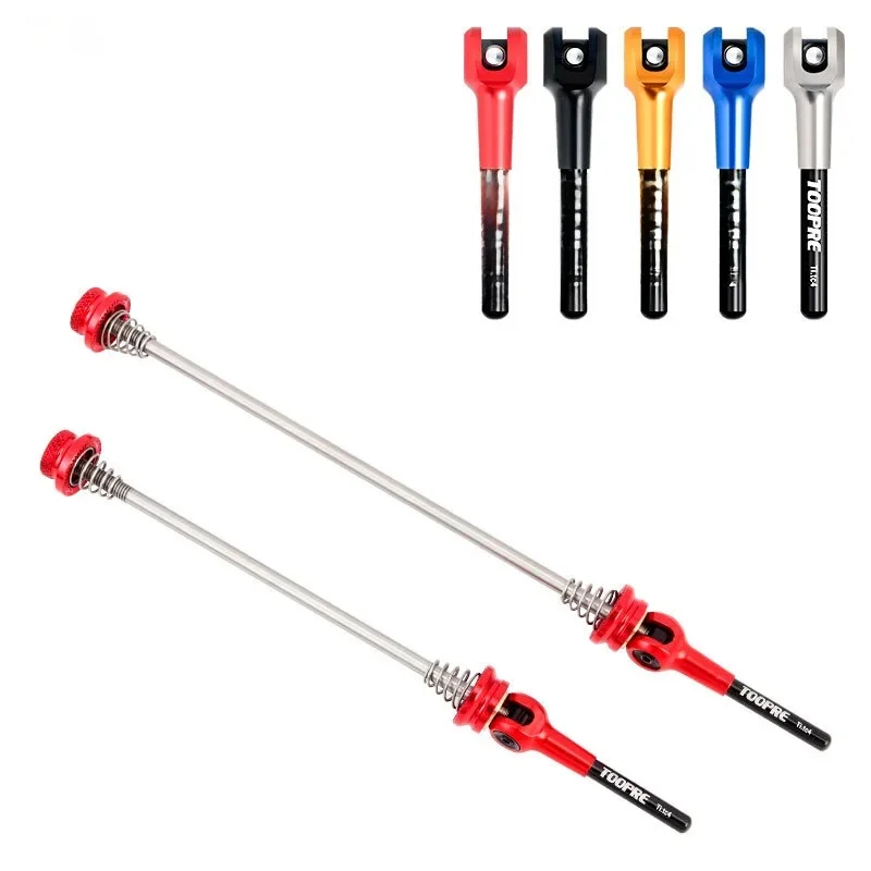 AliExpress NONE Titanium Ti Bicycle Skewer Road Bike Quick Release Lever Ultralight MTB Mountain Bike Cycling Parts for Wheel Hub 100/130/150mm