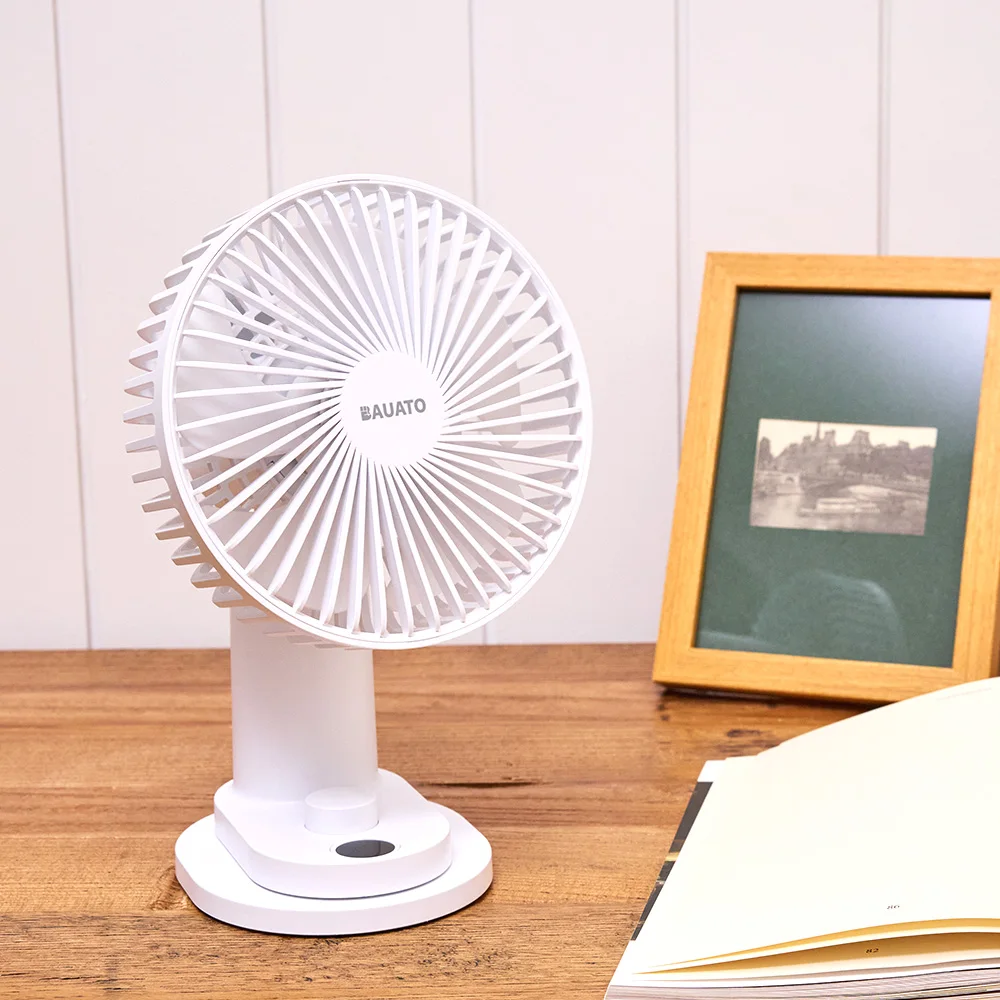 [المروحة المتخصصة] مروحة مكتب بمشبك هوائي من نوع Bauato صغيرة لاسلكية منخفضة الضوضاء