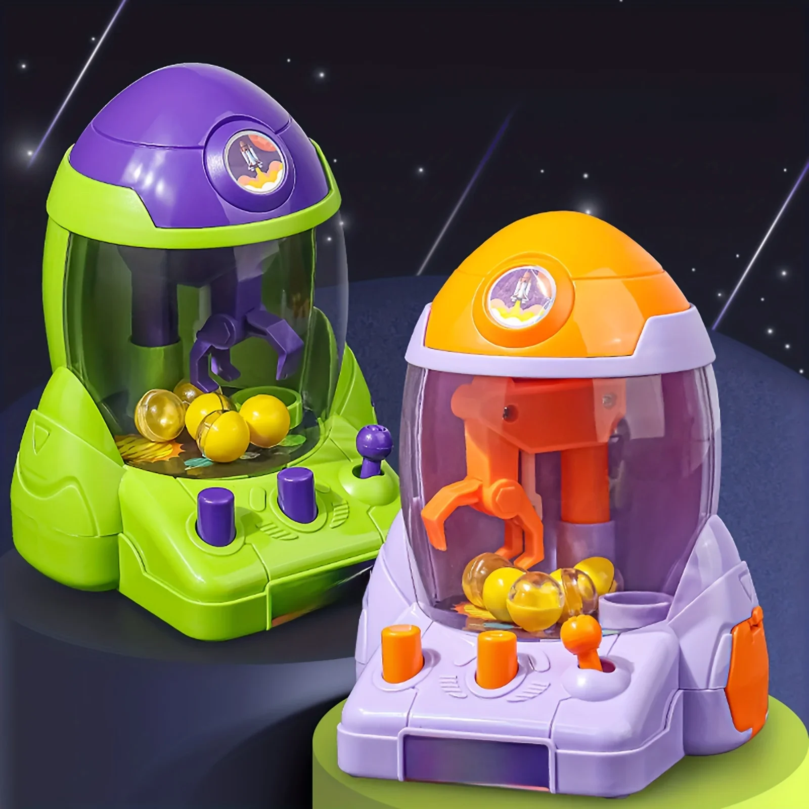 Space Rocket Crawler Ball Pincer, Egg Twister, Use este brinquedo como presente de Halloween ou