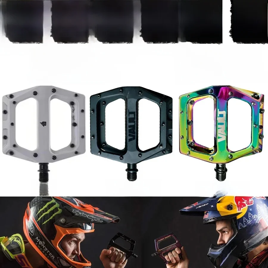 AliExpress UK VAULT pedals Mountain Bike pedal aluminum Bearing wide platform pedals components MTB Pedal BMX