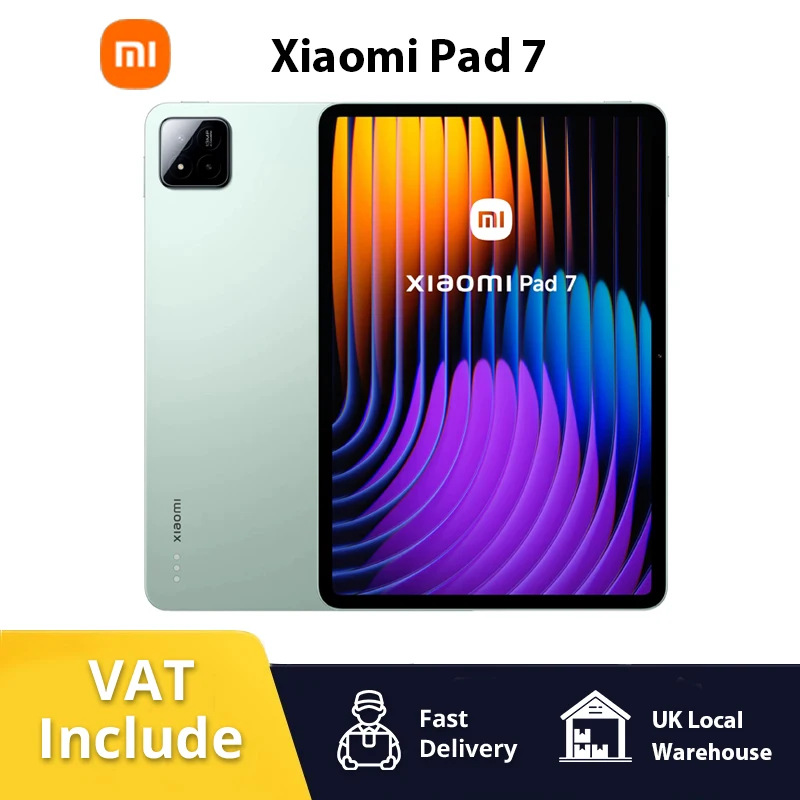 Xiaomi Pad 7 Global Version Snapdragon 7+ Gen 3 Octa-core CPU Tablet 8850mAh 13MP Camera 11.2" 3.2K Display 144Hz