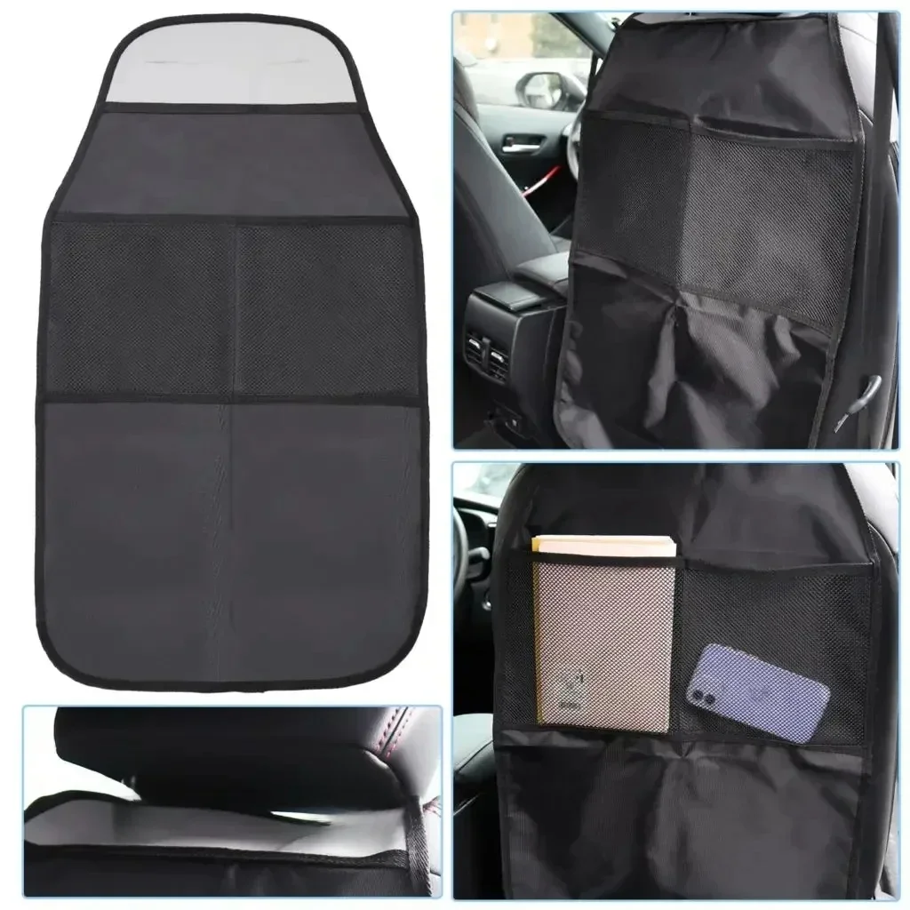 Housse de protection arrière de siège de voiture pour enfants, housse de siège Anti-boue et saleté pour bébé, tapis Anti-coup de pied, accessoires de voiture