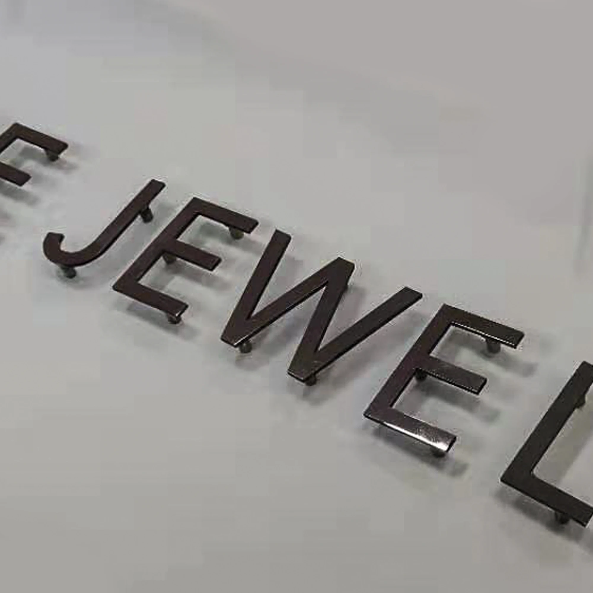 Super quality shop sign type 3d stainless steel letters