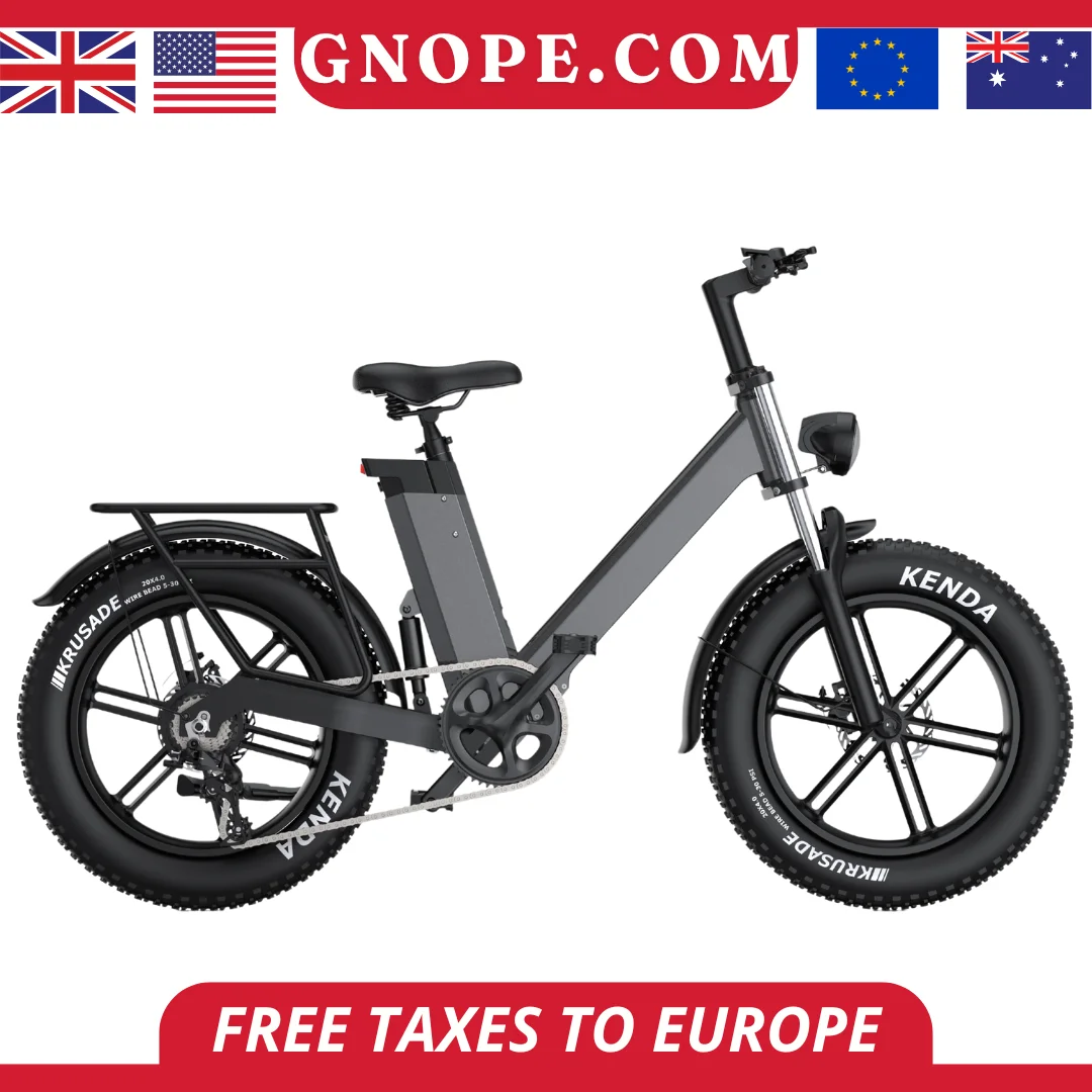 

2025 Most Popular City Style 20" Fat Electric Bike USA Warehouse Fat Tire Bike 48V 10AH Removable Battery 500W Bicycle