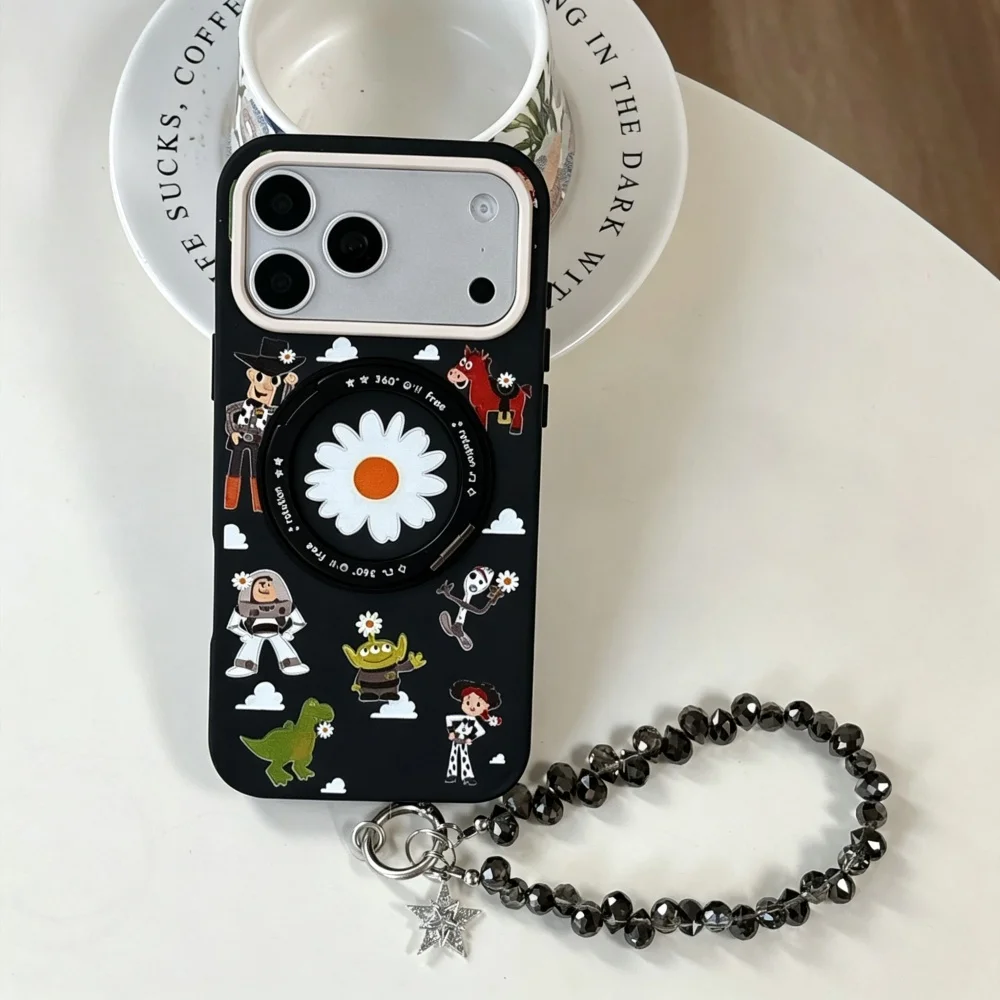 New Fashion Anime Cartoon Character Phone Case for iPhone 18 Pro 17 Max 18 17 Pro Max with Magsafe Holder, Cute Protective Cover