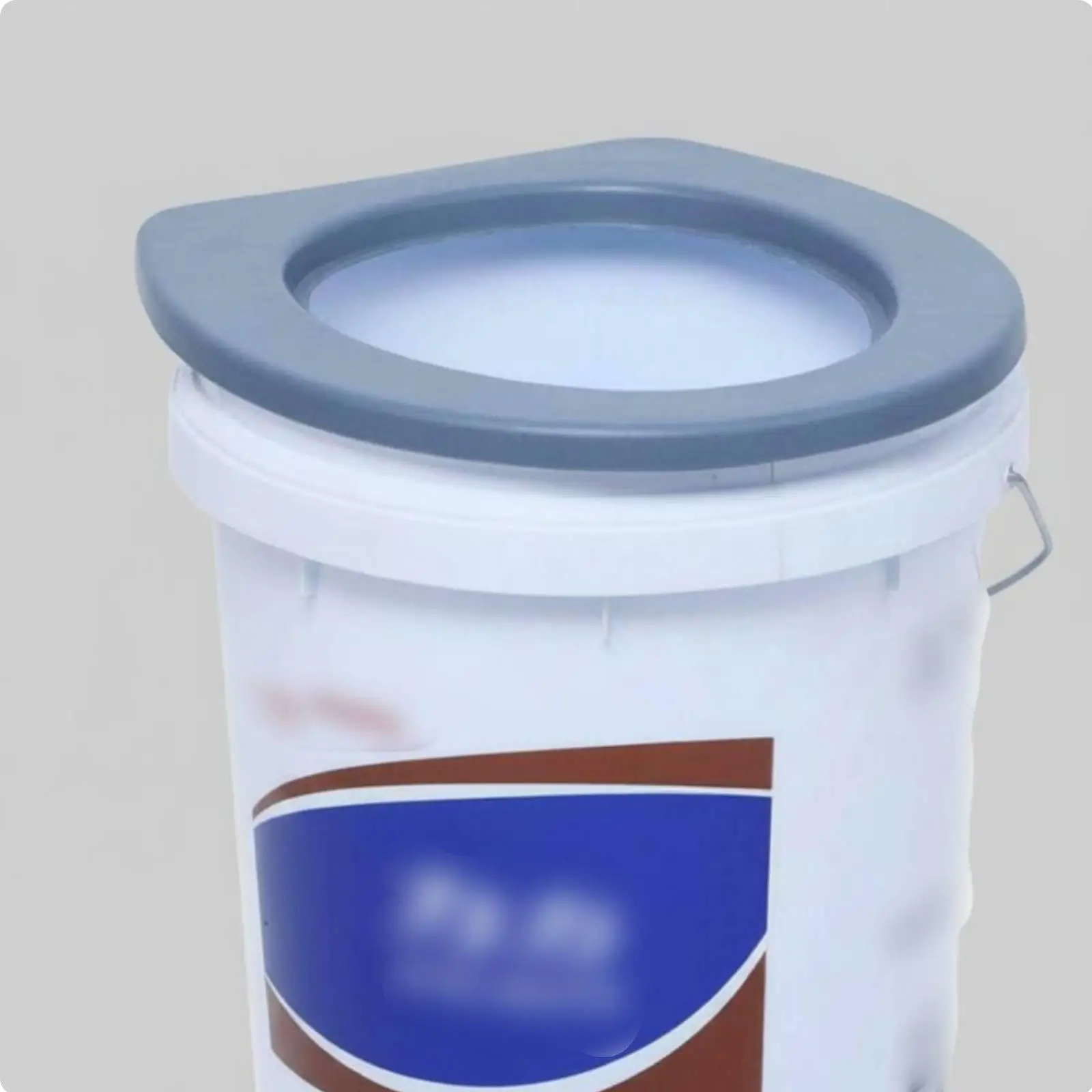 

Durable Toilet Removable Movable Toilet Lid For Construction Sites Portable Lightweight Thickened Lidless Toilet Home Outdoor