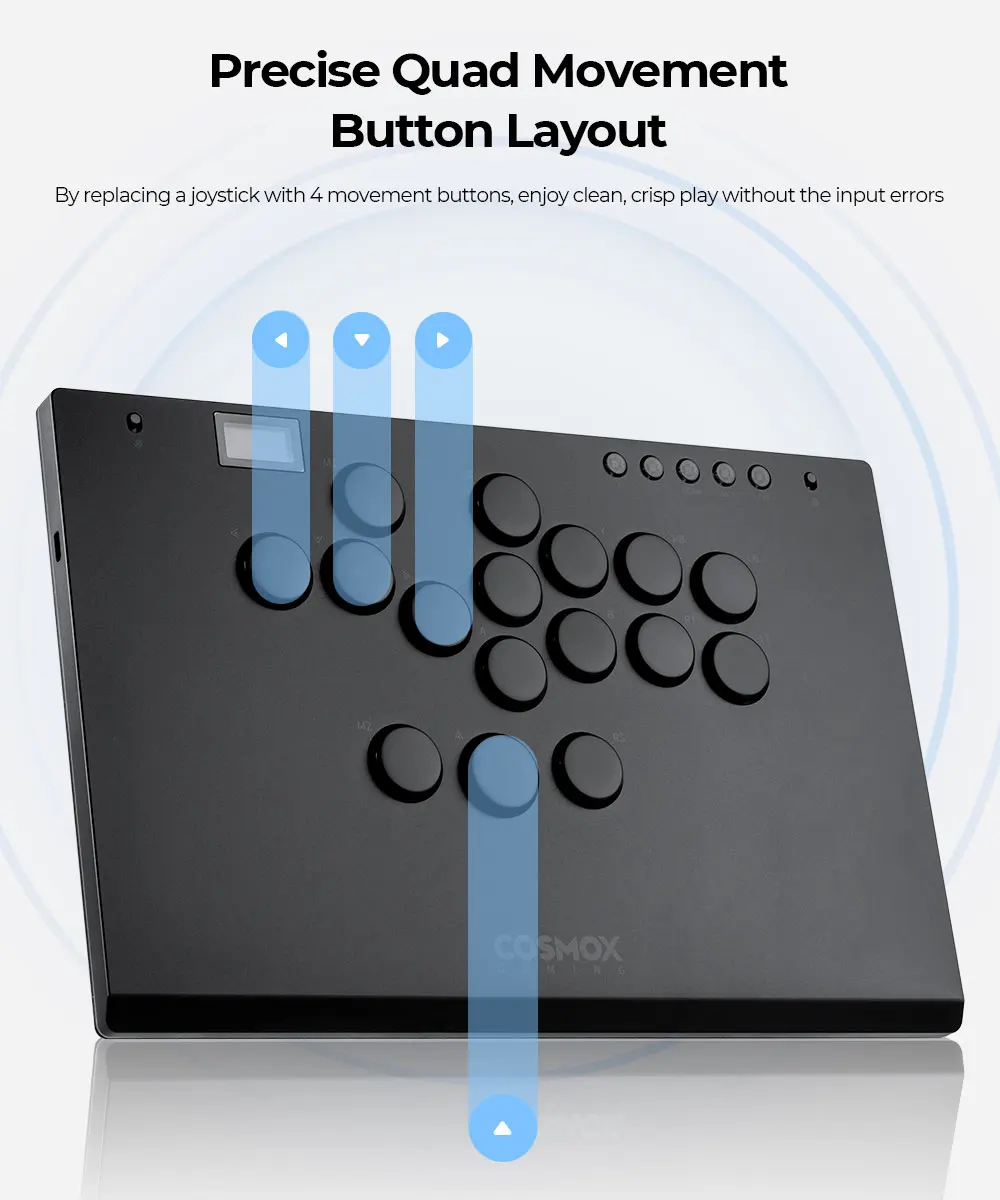 Haute42 M-Ultra Gen 2 Aluminium-Legierung Hebellos-Arcade-Stick Hitbox-Controller für PC/PS4/PS5 Arcade-Hebellos-Controller – Detail 32