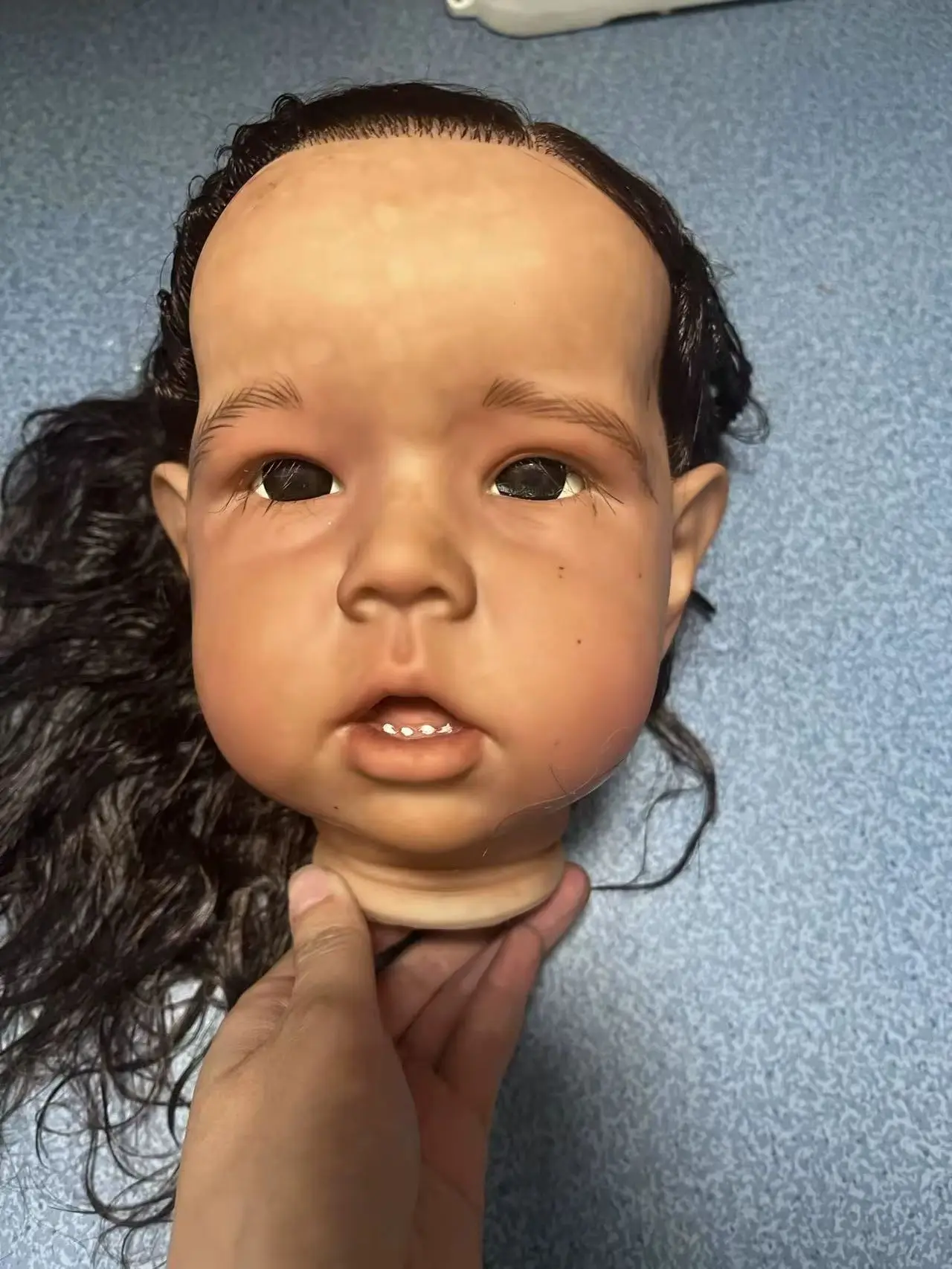 FBBD Customized Limited Supply 30 inch Huge Reborn Baby Liam With Hand-Rooted Hair DIY Part Painted Kit