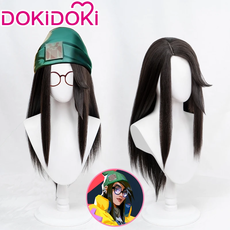 Killjoy Wig Game Valorant Cosplay Wig DokiDoki Long Hair Game Valorant Cosplay Killjoy VALORANT Hair