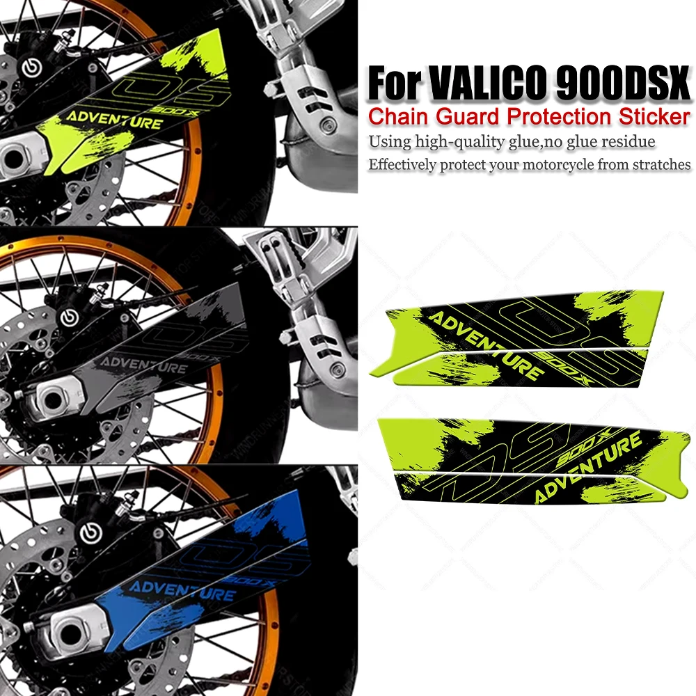 

For Voge valico 900dsx Motorcycle Chain Cover Protection 3D Stickers Waterproof Decorative Stickers