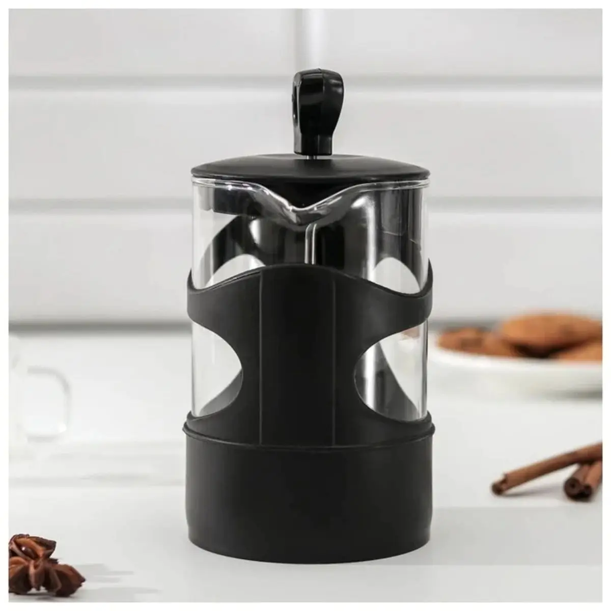 Coffee machine French Press Portable Practical Filter Coffee Tea Herbal Tea Making Machine 600 Ml for Travel