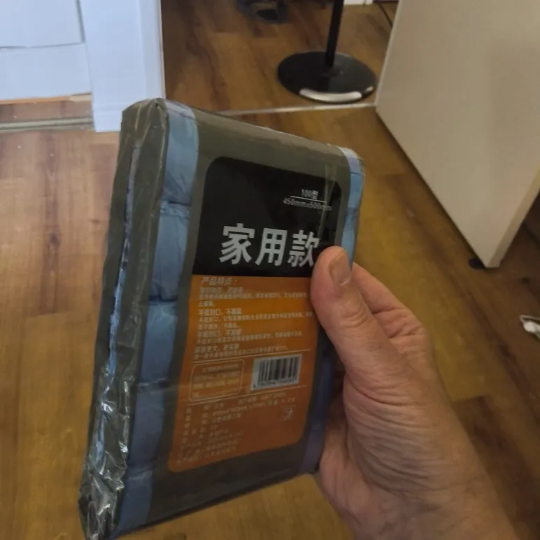 100-300PCS Household Disposable Trash Plastic Waste Bag Disposable Garbage Bags Kitchen Dormitory Living Room Use Storage Trash photo review