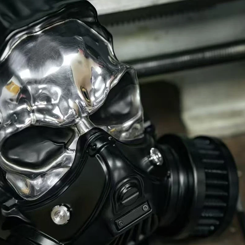 Motorcycle Skull Air Filter CNC Aluminum Magnesium Intake Air