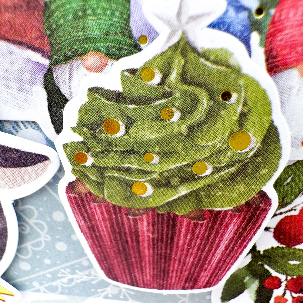 Creative Path 150 Stück Scrapbooking-Stanzformen Ephemera Weihnachten Pinguin Schneemann Ausgestanzte Papierausschnitte für Journaling und Kartenherstellung – Detail 11
