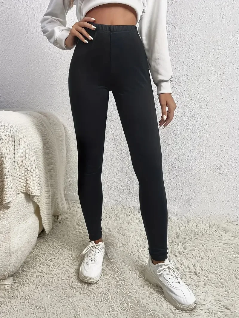 Butterfly print casual stretch everyday wearing tight leggings for women