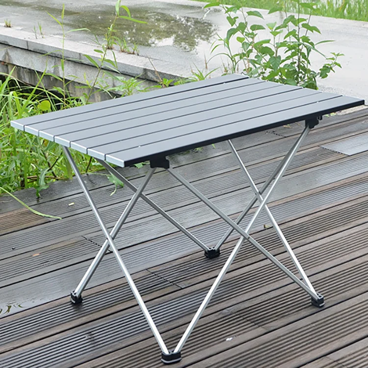 Outside Furniture Removable Small Mini Dining Tourist Portable Balcon Foldable Folding Picnic Grill Aluminum Tables Steel Desk