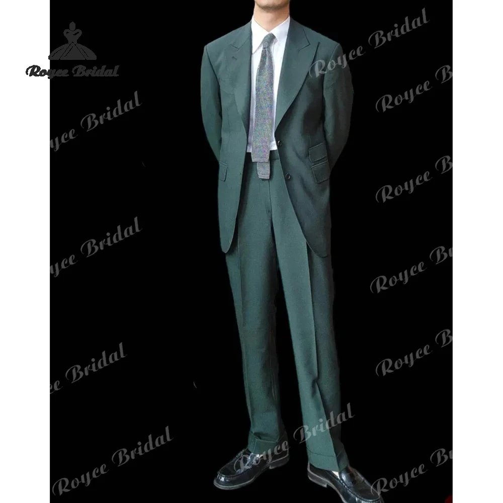 Notch Lapel Two Piece Single Breasted Men's Suit Wedding 2026 Slim Fit Casual Business Evening Suits costume homme mariage