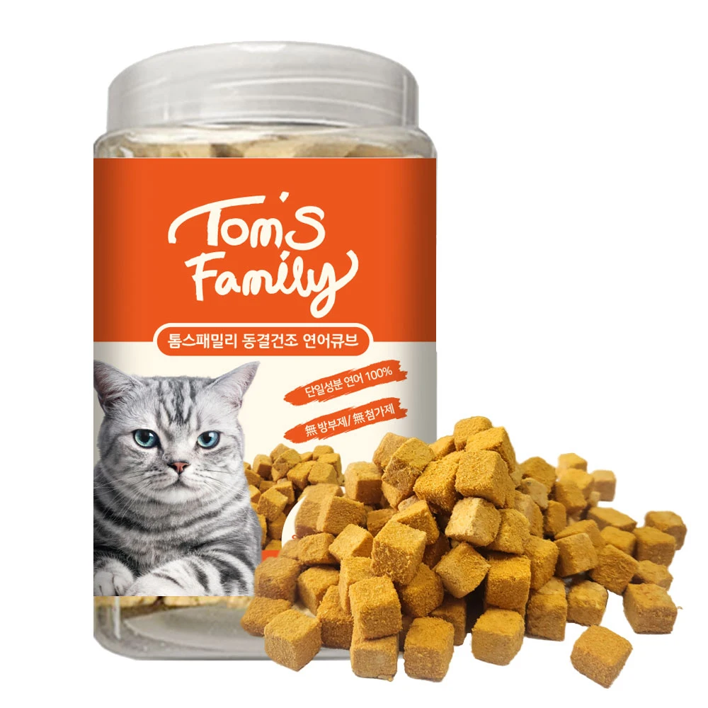 Toms Family FD freeze dried cat snack Salmon 90g