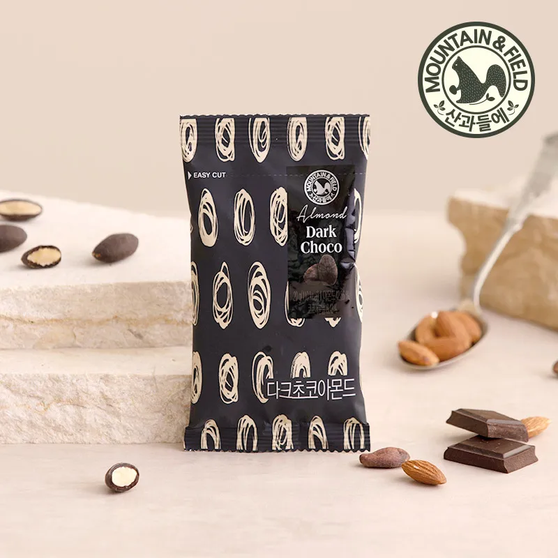 [m&f food] Dark chocolate almond x30 bags chocolate snack almond balls