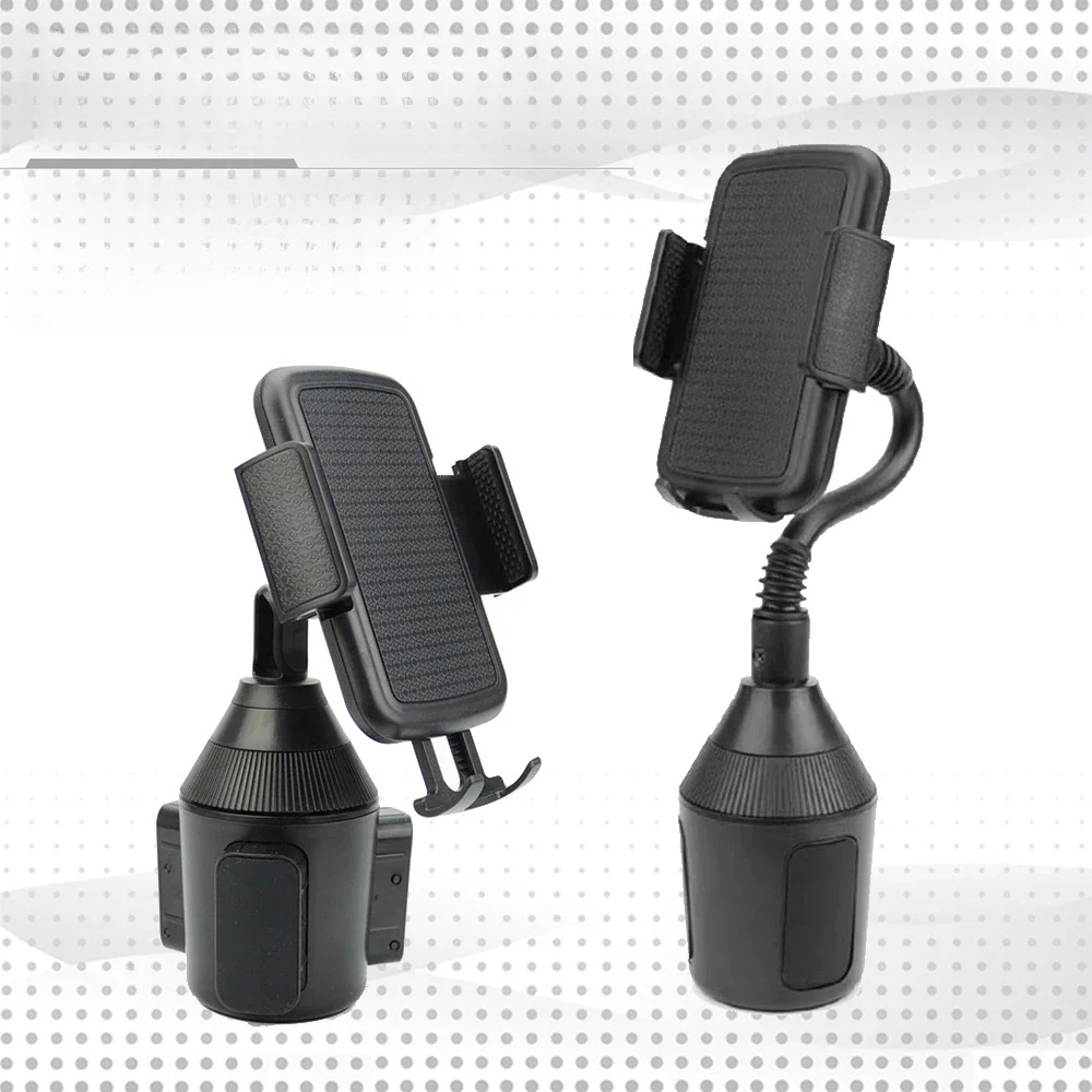 360 °   Verstelbare autobekerhouder Universele auto mobiele telefoons Mount GPS-beugel Interieuraccessoires Bekerhouder voor Iphone Android - afbeelding 2