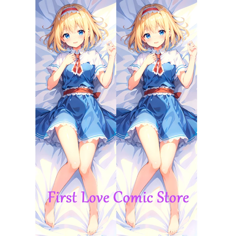 

Anime Alice Margatroid Dakimakura Pillow Case Otaku Waifu Bedding Hugging Body Throw 2-sided Print Pillow Cover