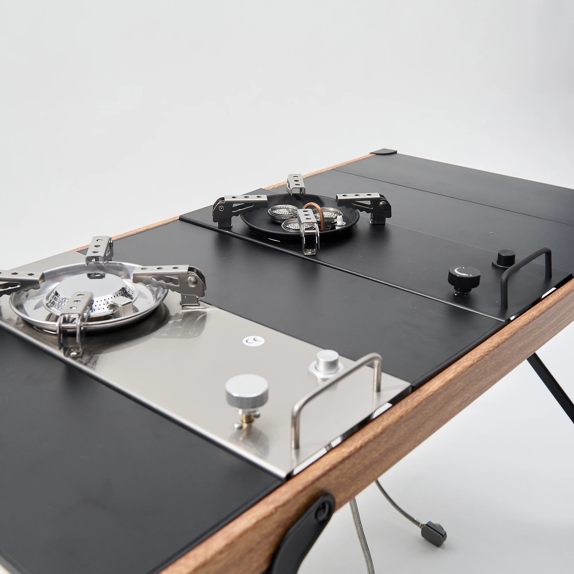 طاولة تخييم Pandatour IGT قابلة للطي من الألومنيوم للشواء والنزهات في الهواء الطلق وخفيفة الوزن للغاية ومحمولة لصيد الأسماك