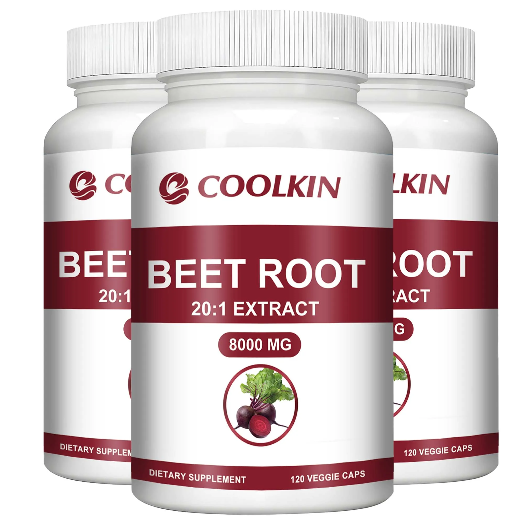 Beet Root - Improved Athletic Performance, Digestive Health, Heart Health, Improved Circulation - 120 Capsules