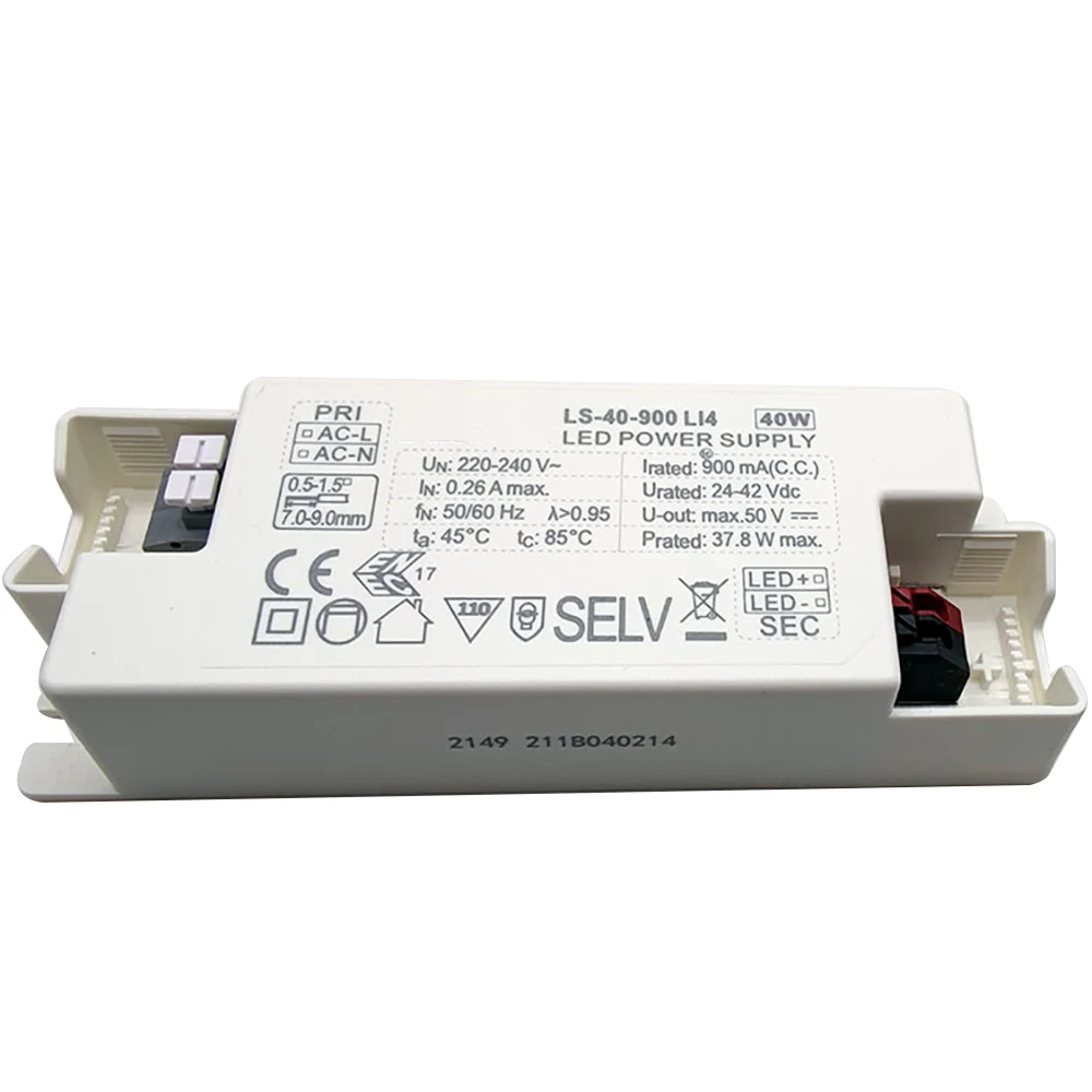 Imagem -03 - Fonte de Alimentação Led para Eaglerise Led Driver Controller Lastro Ls40600 Ls-40850 Ls-40-900 40w