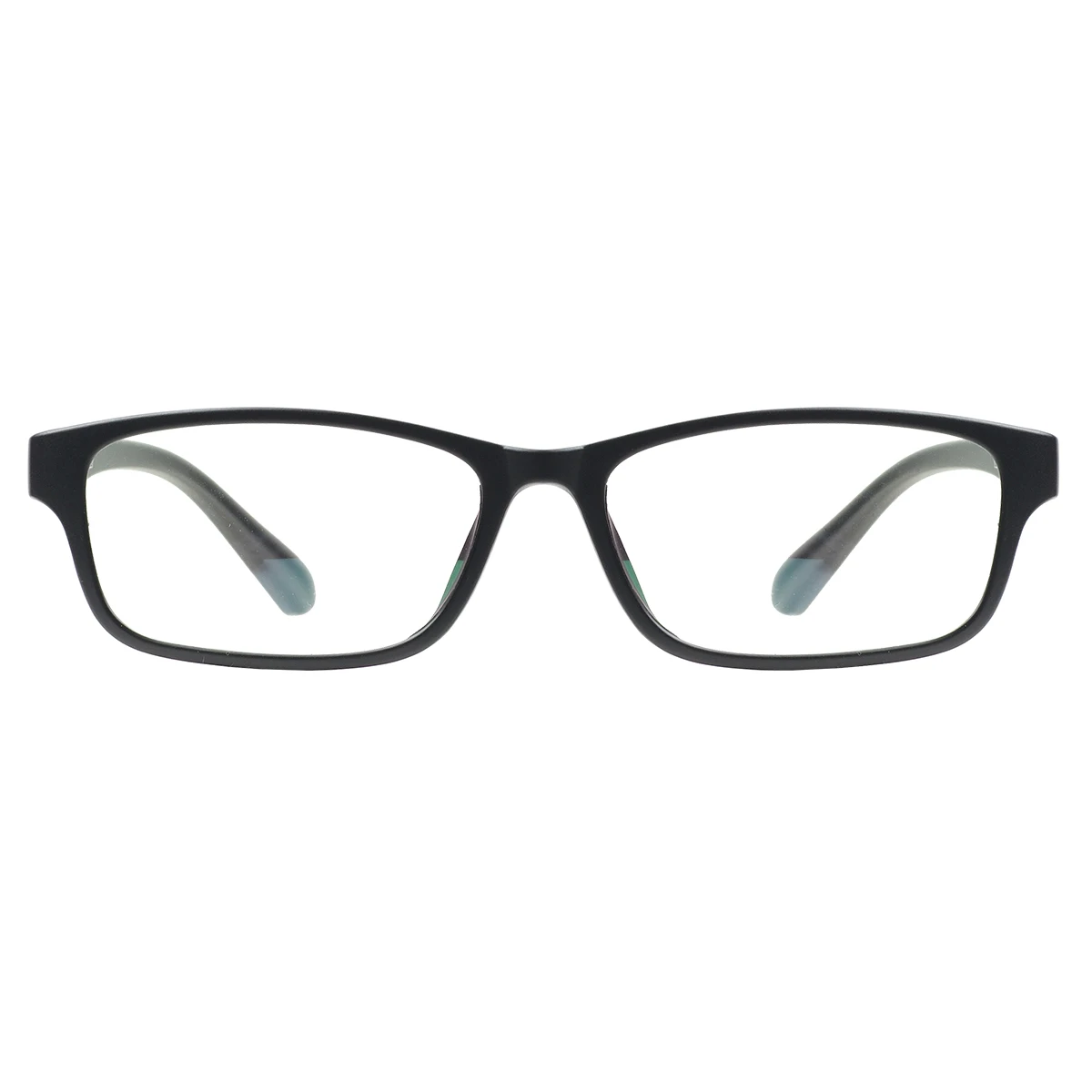 TR90 Men Light Rectangular Plastic Eyewear Black Spectacles Stylish Square Eyeglasses Frame For Multifocal  Prescription Lenses