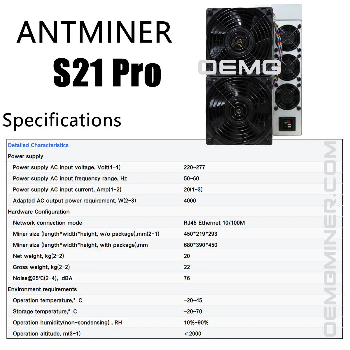 CH Summer offer!!  BUY 5 GET 2 FREE BRAND NEW Bitmain Antminer S21 Pro 234T 3510W Bitcoin BTC ASIC Miner Office