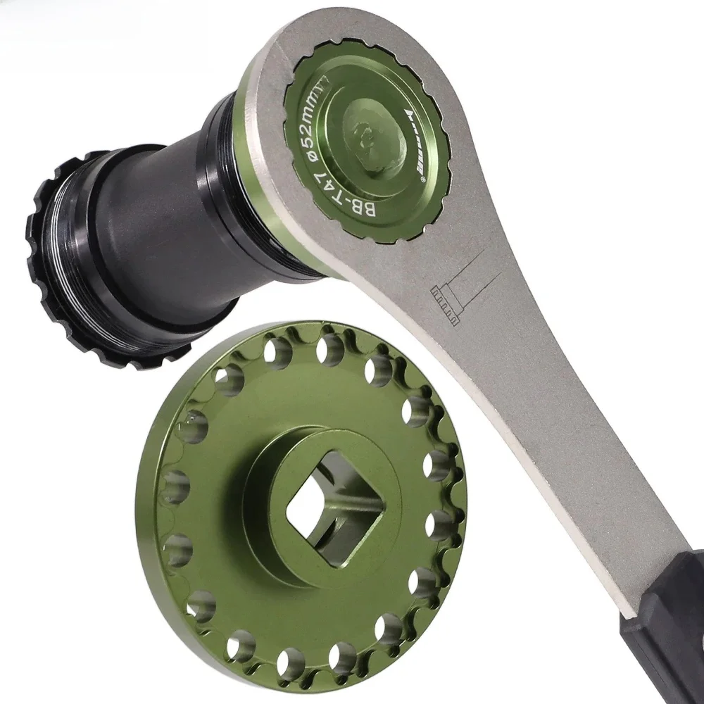 AliExpress heppe HEPPE Bicycle T47 Bottom Bracket Installation and Removal Wrench Bike Bottom Bracket Spanner for 52mm 16T T47 BB Repairing