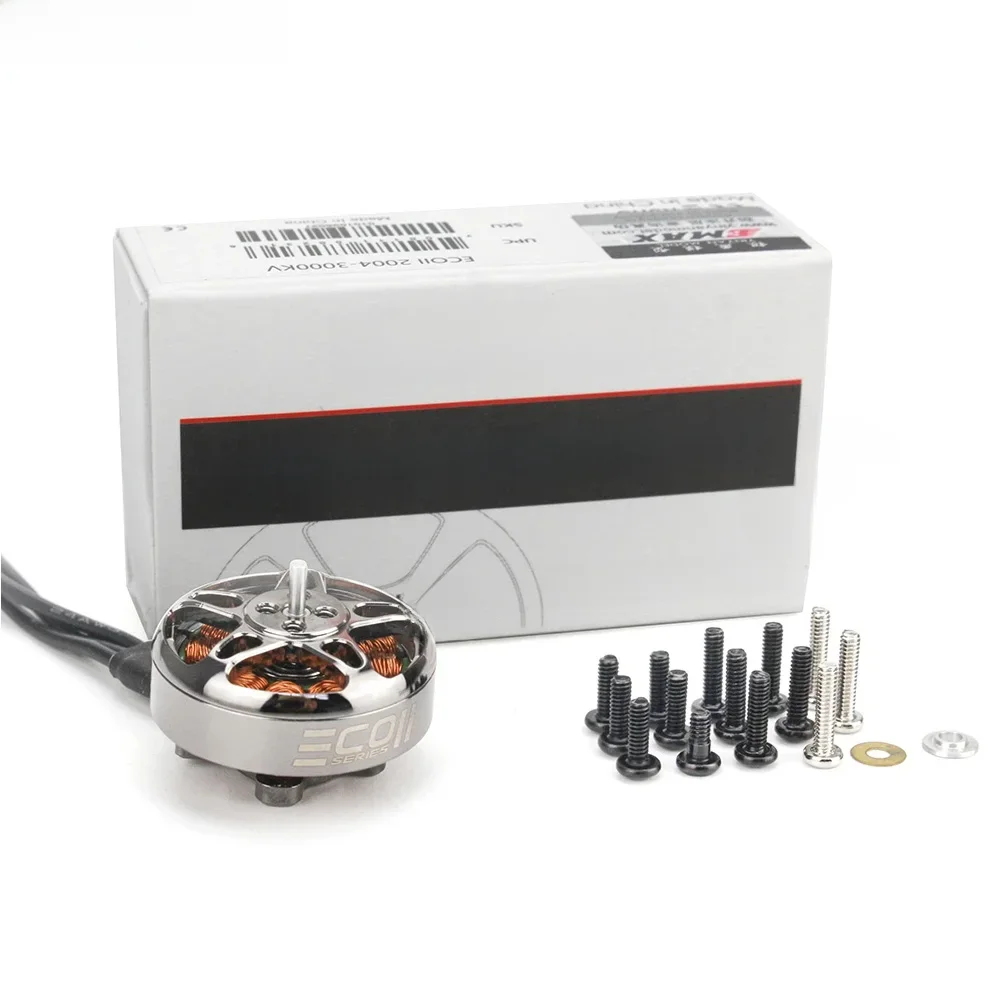 4 stks Emax ECO II Serie 2004 1600KV 2000KV 2400KV 3000KV Borstelloze Motor4S-6S Lipo Batterij voor RC Drone FPV Racing - afbeelding 2