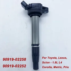 High Quality 90919-02258 90919-02252 Ignition Coil Assembly UF-596 C1714 UF-619 For Toyota Lexus Scion - 1.8L L4 Corolla Matrix