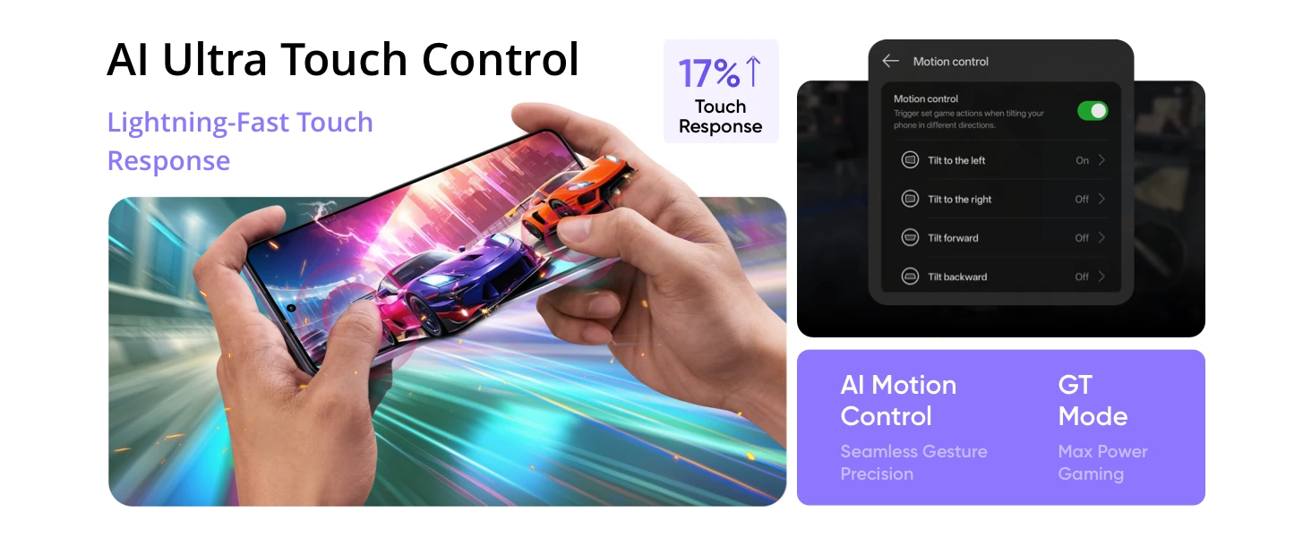 realme 14T 5G 8GB+256GB Smartphone, Dimensity 6300 processor, 6.67" and 120Hz AMOLED eSports display, 5260mAh battery, IP69 water resistance, (without adapter)
