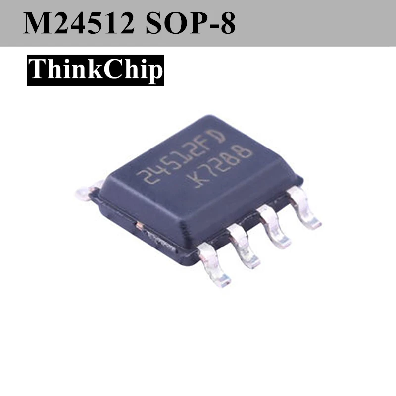 

(10pcs) M24512-DFMN6TP 24512FD M24512 SOP-8 EEPROM Serial Flash Memory IC Chip