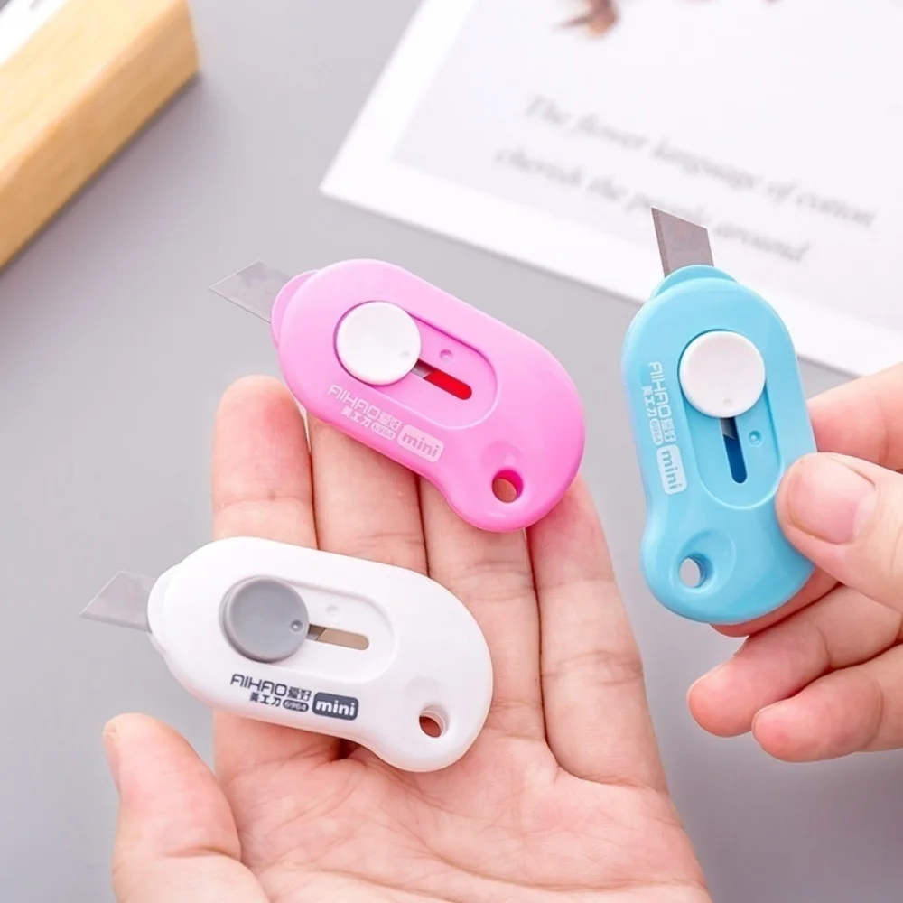 Portable and cute creative box opener mini letter opener and paper cutter, used for unpacking express cartons and paper-cutting