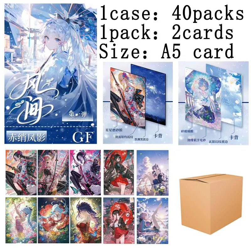 

Yueye Club Оптовая продажа Goddess Story Collection A5 Card Booster Box Wave1 SSP PR SP Сексуальный стиль Waifu Дети играют коллекционные карты