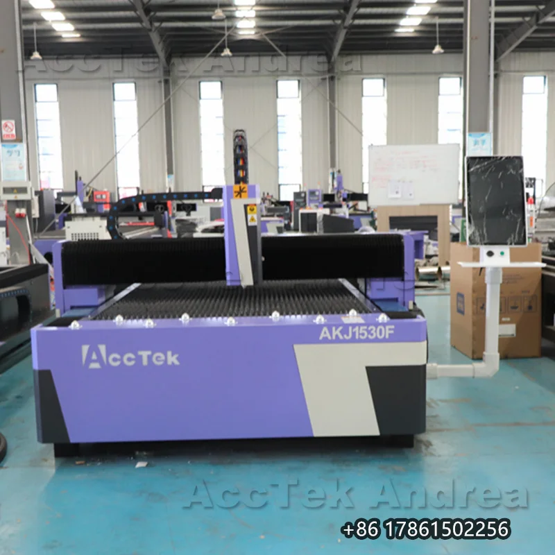Máquina de corte a laser de alto desempenho 3000W Máquina de corte a laser de fibra CNC com corte de chapa metálica