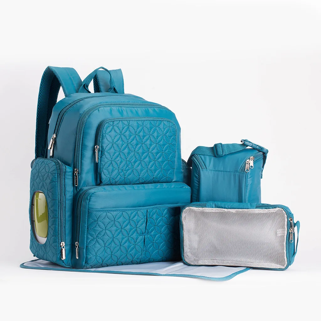 Bolsa impermeable de gran capacidad para mamá, bolsa de pañales para bebé, bolso de hombro de viaje al aire libre, mochila de maternidad, cochecito,