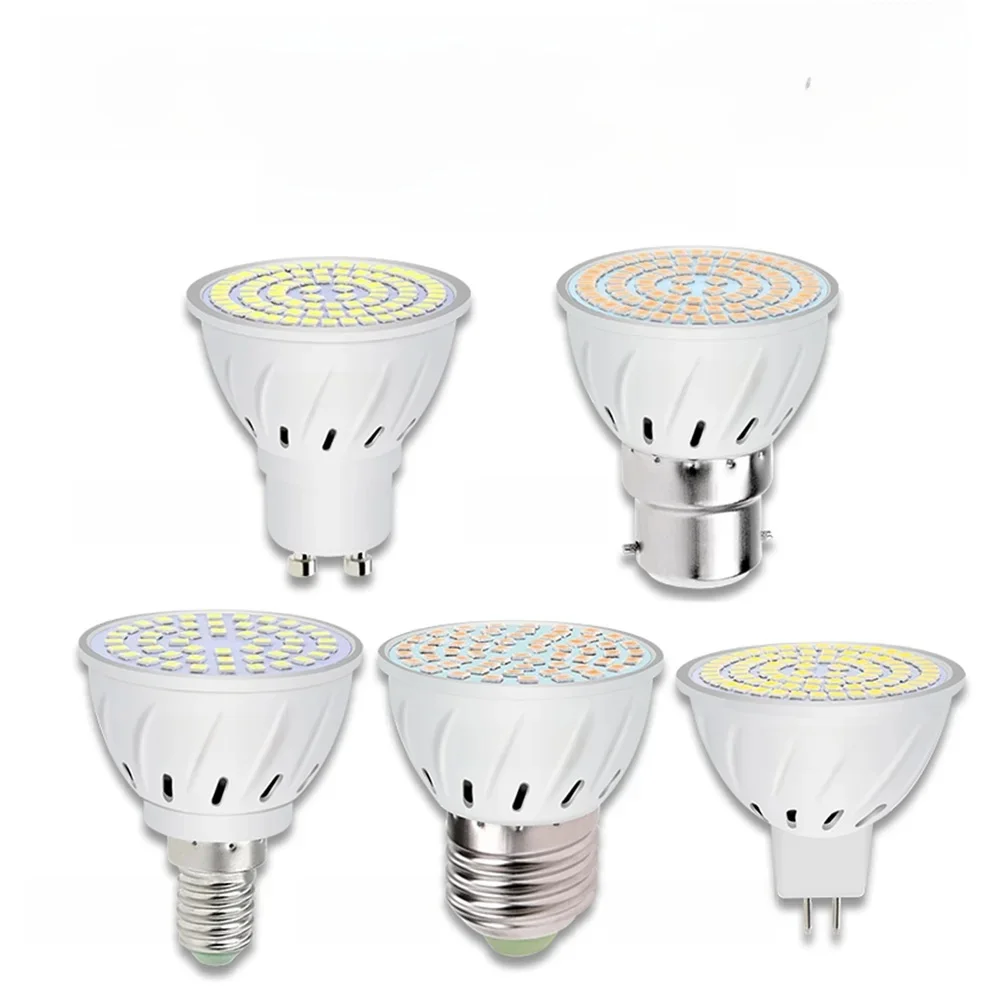 E27/E26 LED Bulb GU10 Spotlight MR16 Lamp E14 Light B22 Chandelier Bulbs GU5.3 AC 220V For Home Energy Saving Lighting Cold/Warm