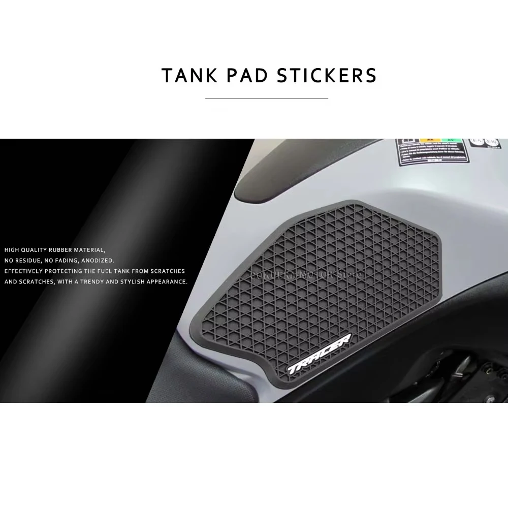 For Tracer7 gt Tracer700 Motorcycle Accessories Fuel Tank Pad Protector Sticker Side Anti Slip Protection Pad Knee Grip