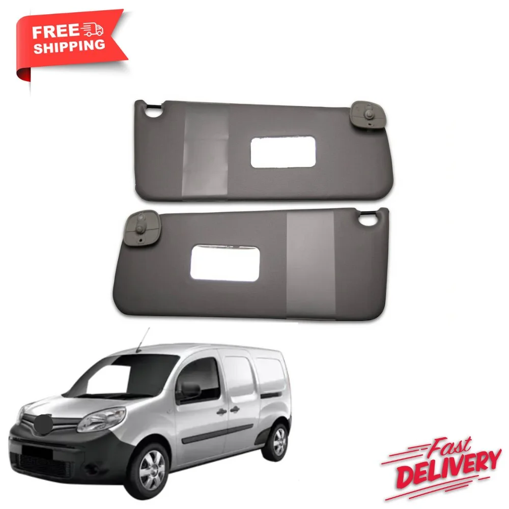 

For Renault Kangoo Interior Sun Visor (Light Gray) Right Left 2 Piece Set Car Sun Visor Protection Automobile Accessories Spare
