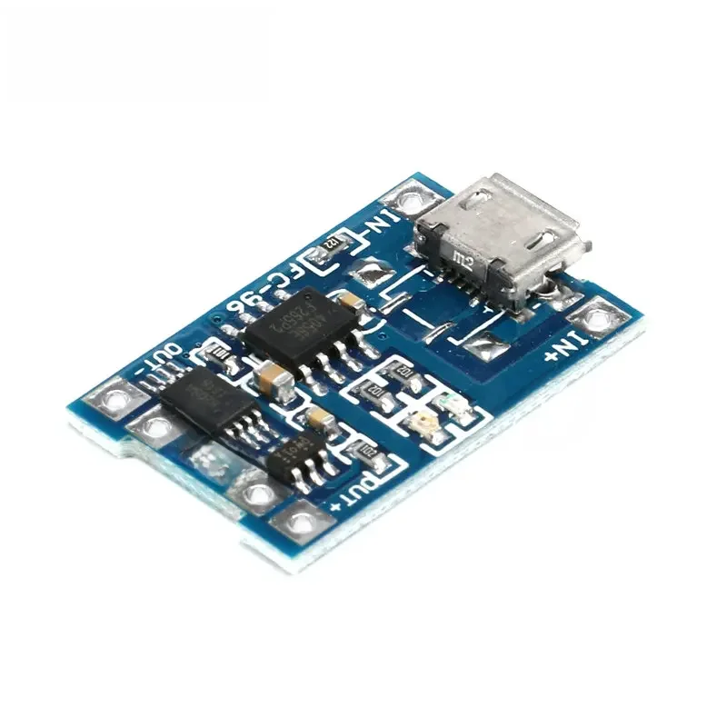 5V 1A Micro USB 18650 bateria litowa płytka ładująca moduł ładowarki + ochrona podwójne funkcje — zdjęcie 2