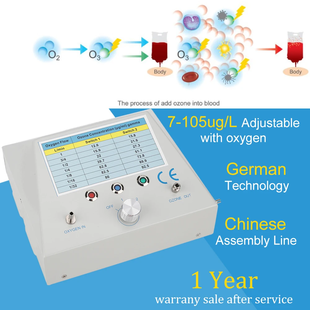 AQUAPURE 10-100 mg/L Portable Ozone Therapy Machine Ozone Generator