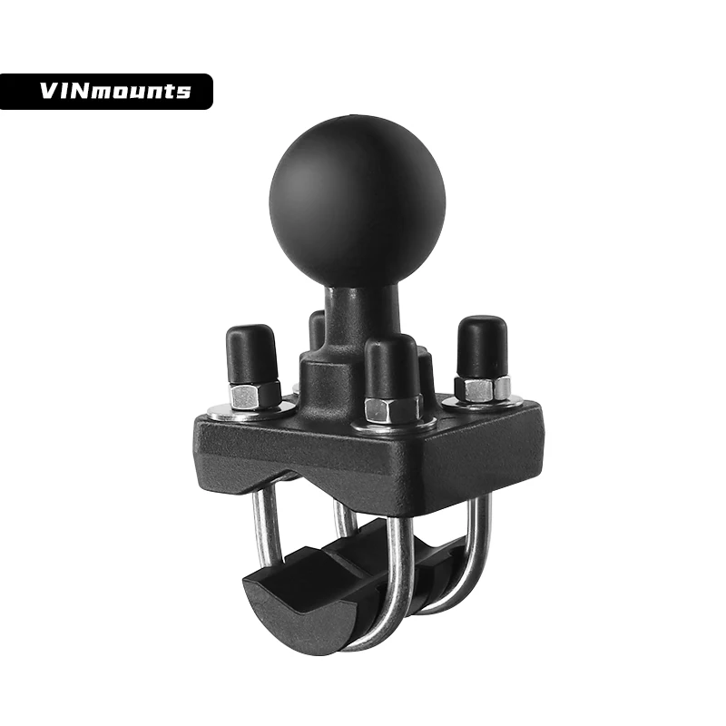 

Aluminum Double U-Bolt Mount for Motorcycle Bike Handlebar Rail for Fishfinder/Gopro VIN-C-006 for Ram Mounts