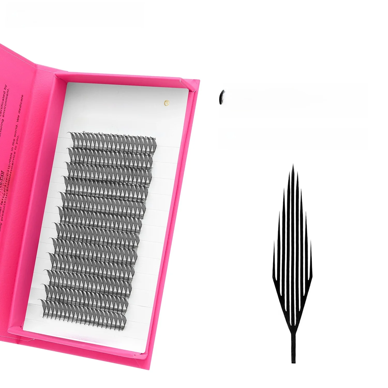 XIUSUZAKI Comic Spire Eyelashes Automatyczne kwitnienie Gotowe wachlarze Przedłużanie rzęs Indywidualna objętość Sztuczne rzęsy Cosplay — zdjęcie 2