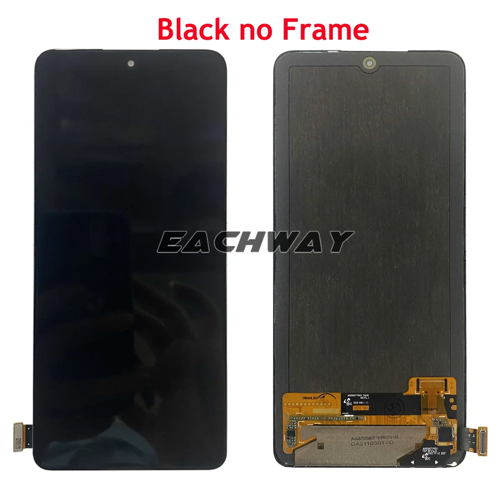 AMOLED 6.67\'\' For Xiaomi Redmi Note 11 Pro Plus 5G LCD Display Touch Screen Digitizer Assembly For 21091116UG 21091116UC LCD